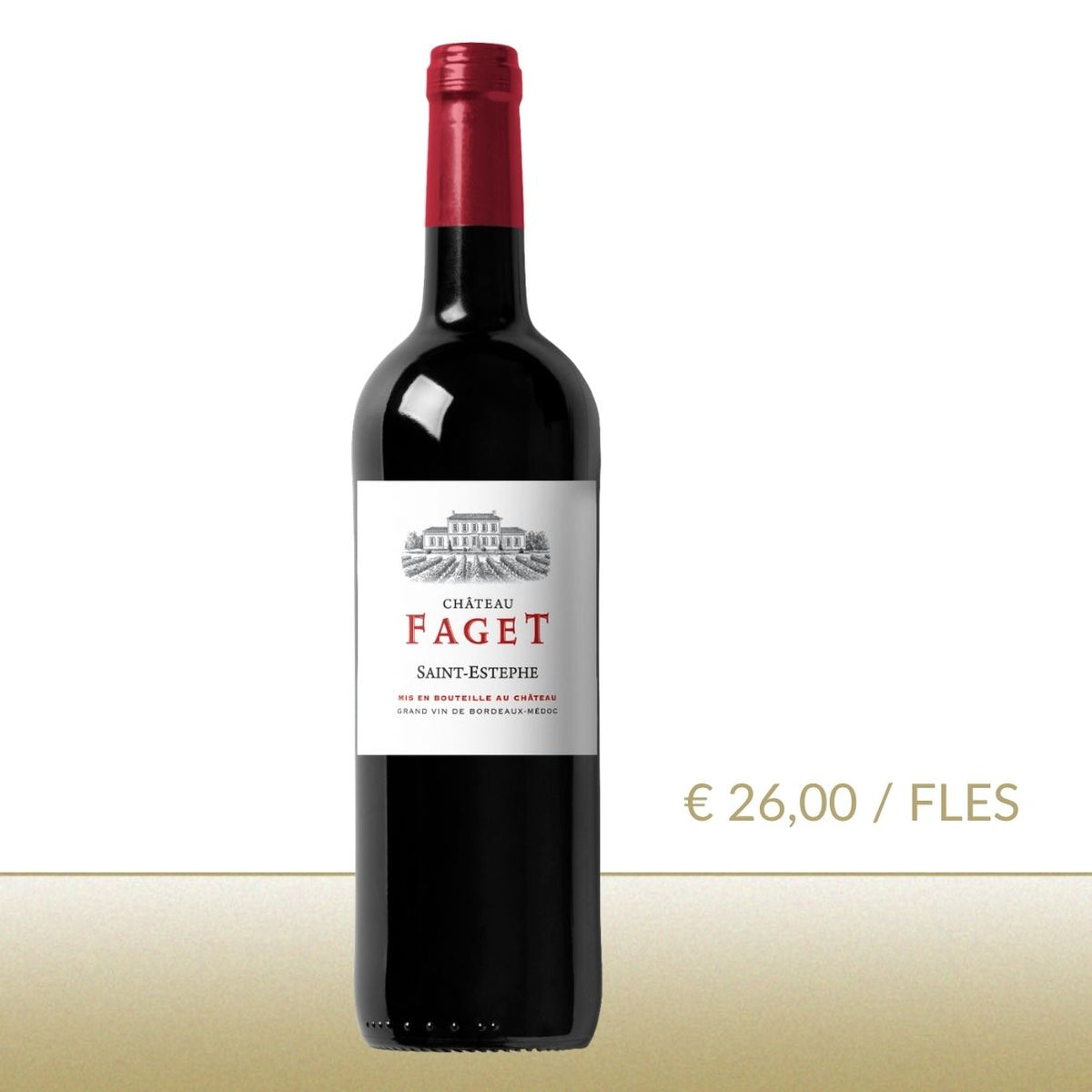 Château Faget - Saint-Estèphe AOP -2023 - 6 flessen