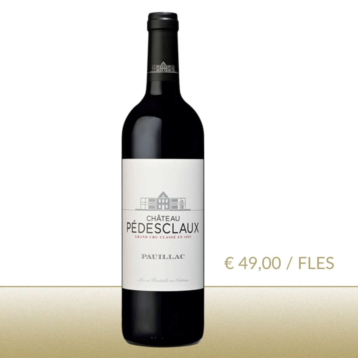 Château Pédesclaux, 5 ième Cru Classé - Pauillac - 2016 - 6 flessen