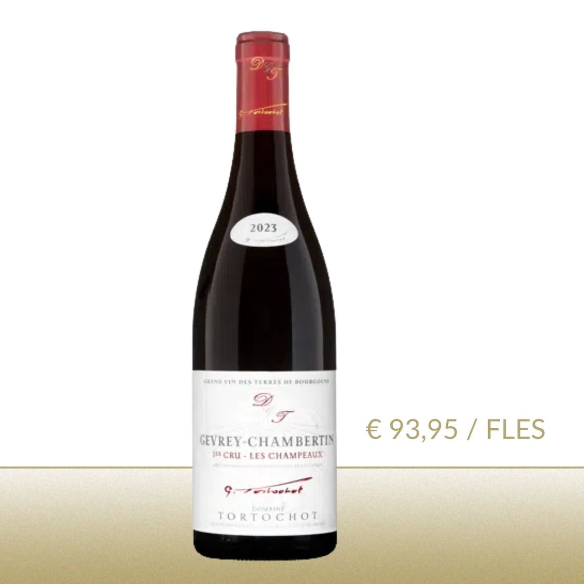 Domaine Tortochot - Les Champeaux - Gevrey-Chambertin 1er Cru - 2023 - 6 flessen