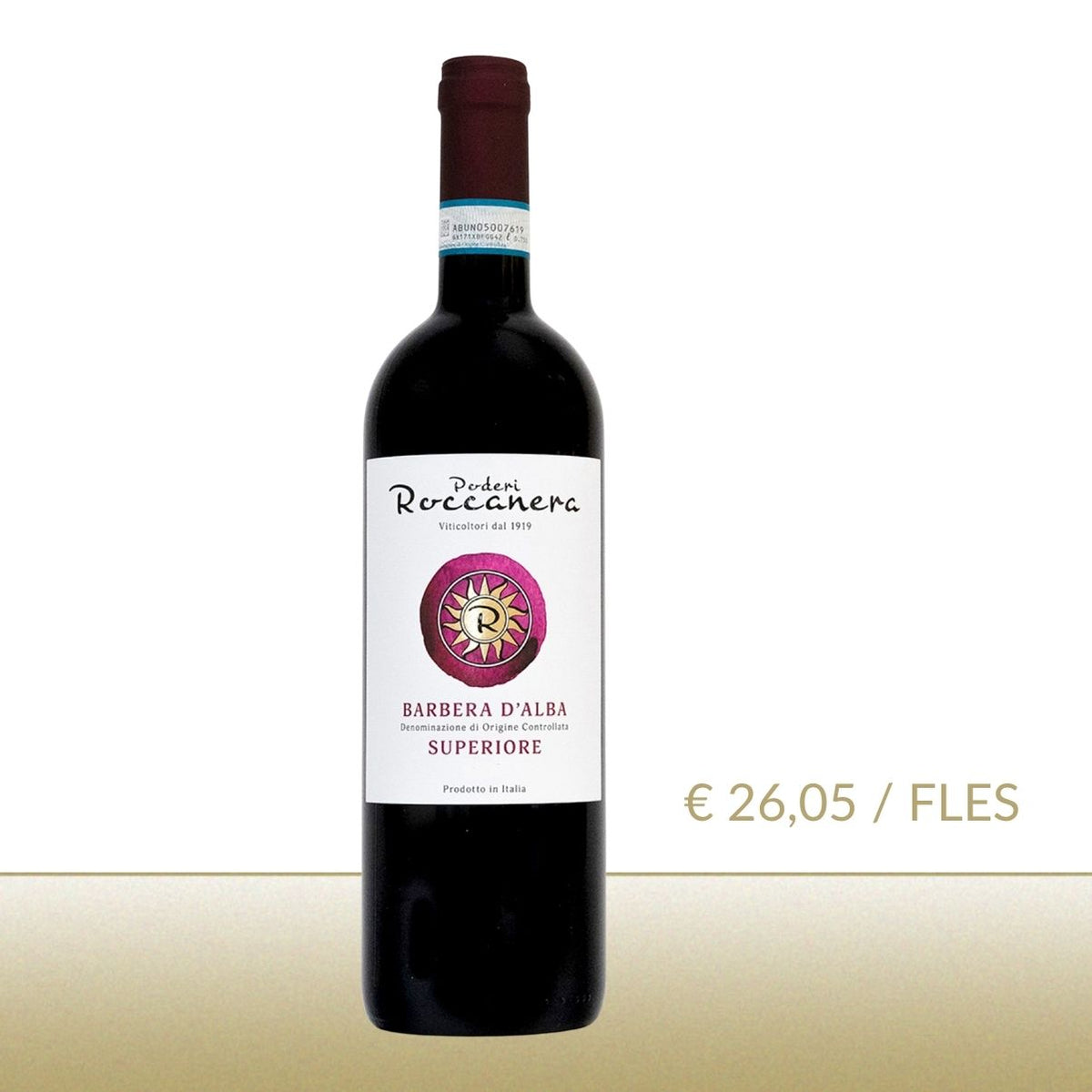 Poderi Roccanera - Barbera d'Alba DOC Superore 2023 - 12 flessen