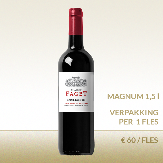 Château Faget - Saint-Estèphe AOP -2022 - 6 MAGNUMS