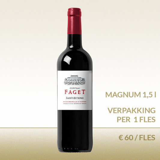 Château Faget - Saint-Estèphe AOP -2022 - 6 MAGNUMS